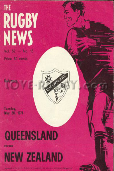 Queensland New Zealand 1974 memorabilia